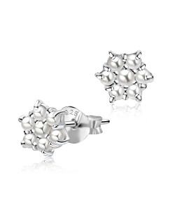 Stud Earring Blossom Pearl STF-403